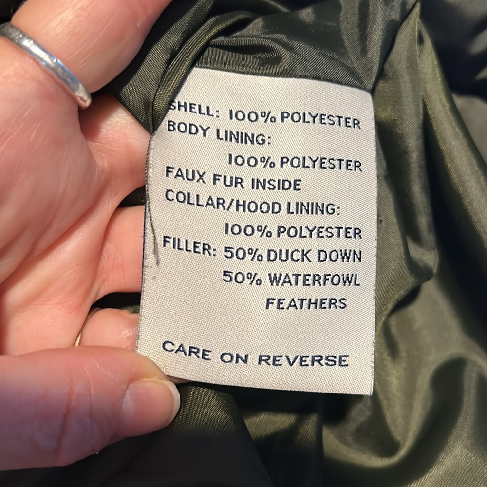 Women’s large puffer coat, GH Bass - Picture 5 of 5